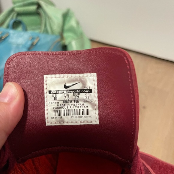 Nike Air Force 1 Ultra Flyknit Mid women’s size 10. Worn once! Style 818018-800 - Picture 5 of 5